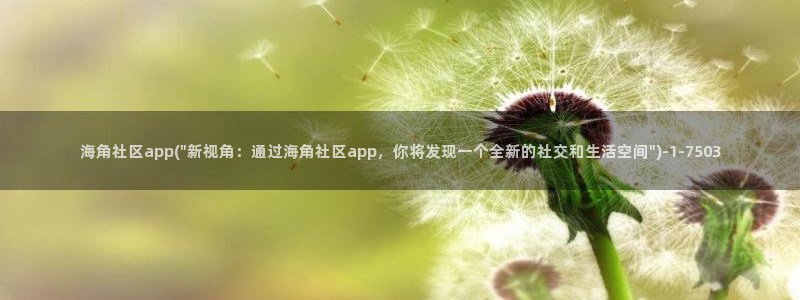 海角社区百度网盘下载：海角社区app(\