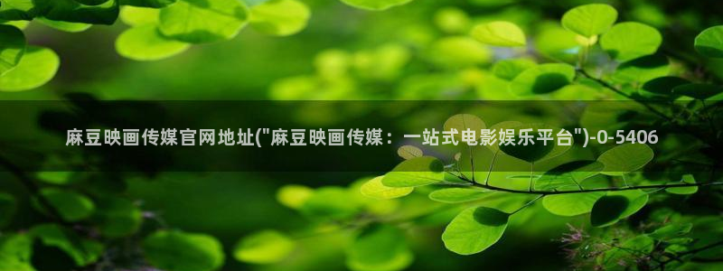 麻豆剪映传媒官网：麻豆映画传媒官网地址(\